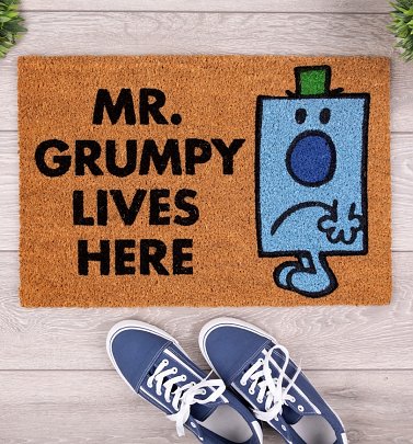 Exclusive Mr Grumpy Lives Here Mr Men Door Mat Exclusive Mr Grumpy Lives Here Mr Men Door Mat