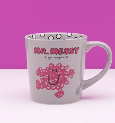 Mr Messy Embrace The Mess Mug Mr Messy Embrace The Mess Mug