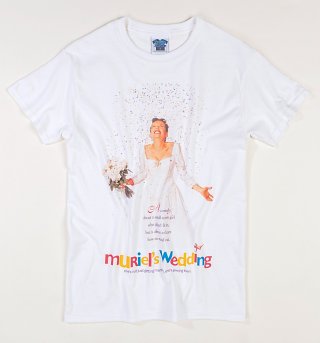 Muriel's Wedding Movie Poster White T-Shirt Muriel's Wedding Movie Poster White T-Shirt
