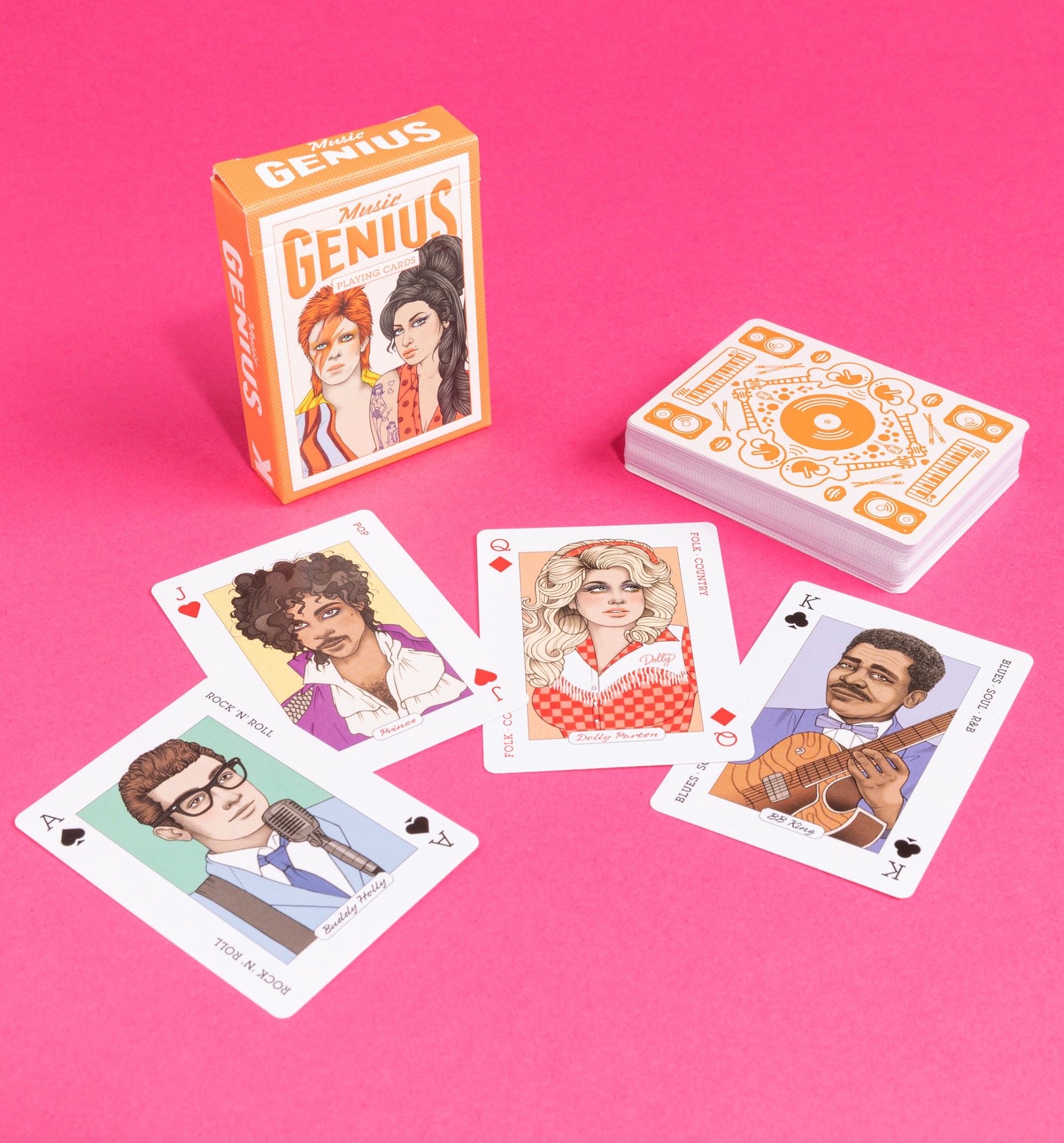 Music Genius Playing Cards