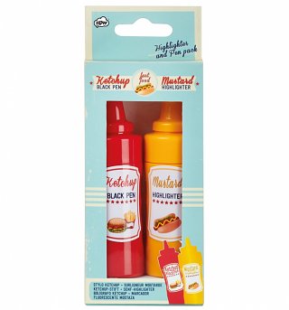 Mustard & Ketchup Pen & Highlighter Set Mustard & Ketchup Pen & Highlighter Set