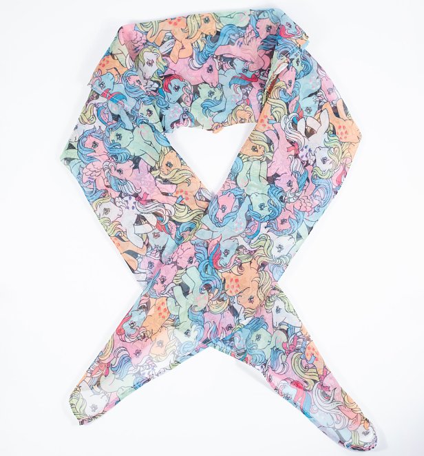 My Little Pony All-Over Print Hair Scarf from Unique Vintage