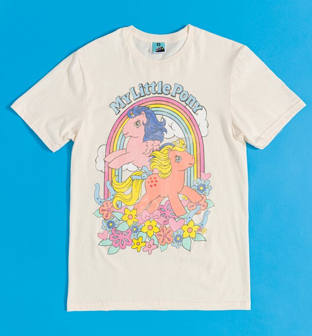 My Little Pony Bright Rainbow Natural T-Shirt My Little Pony Bright Rainbow Natural T-Shirt