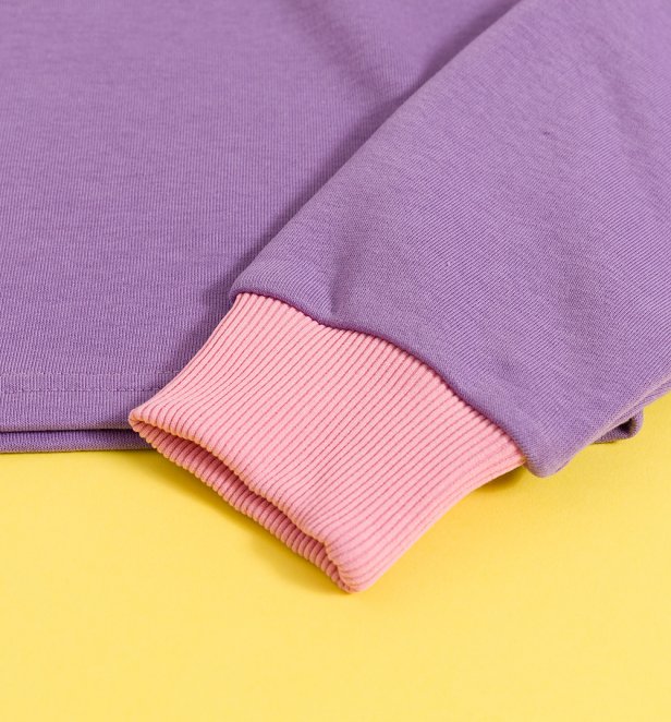 My Little Pony Ruffle Crop Lilac Sweater