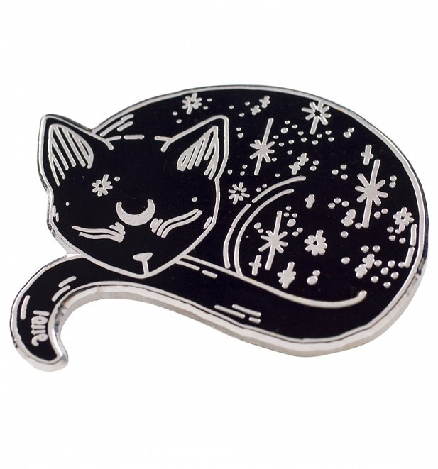 Mystical Cat Enamel Pin from Punky Pins Mystical Cat Enamel Pin from Punky Pins