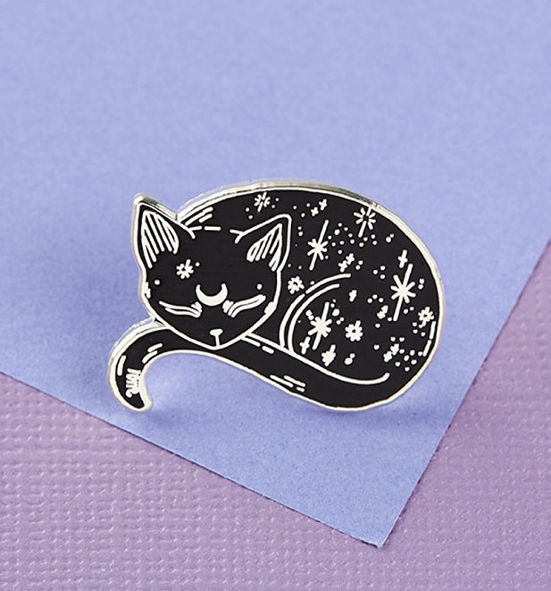Mystical Cat Enamel Pin from Punky Pins Mystical Cat Enamel Pin from Punky Pins