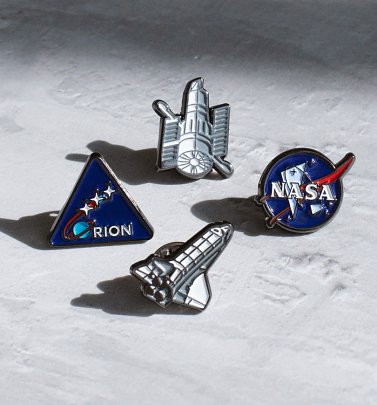 NASA Enamel Pin Badge Set NASA Enamel Pin Badge Set