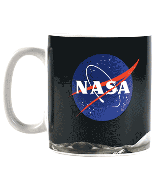 NASA One Small Step Constellation Heat Changing Mug NASA One Small Step Constellation Heat Changing Mug