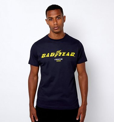 Navy Bad Year T-Shirt from Chunk Navy Bad Year T-Shirt from Chunk