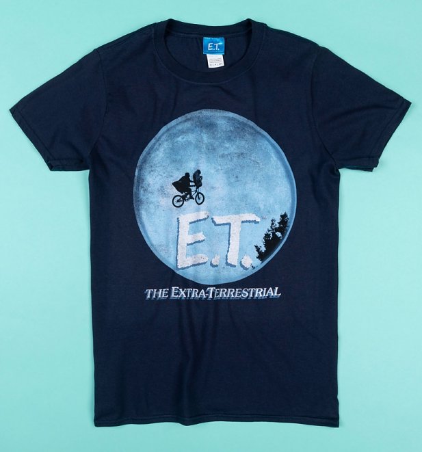 Navy E.T. Moon Silhouette T-Shirt Navy E.T. Moon Silhouette T-Shirt
