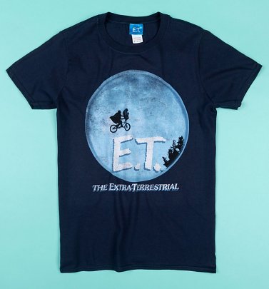Navy E.T. Moon Silhouette T-Shirt Navy E.T. Moon Silhouette T-Shirt