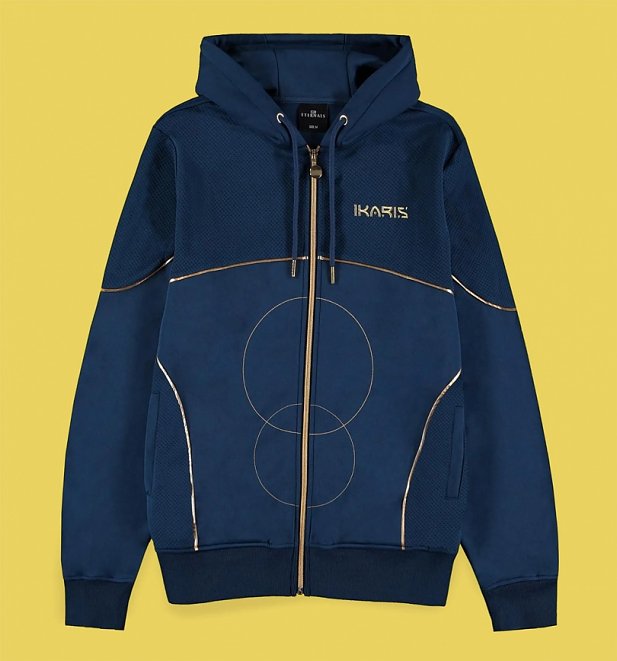Navy Marvel Comics Eternals Ikaris Suit Zip Through Hoodie Navy Marvel Comics Eternals Ikaris Suit Zip Through Hoodie