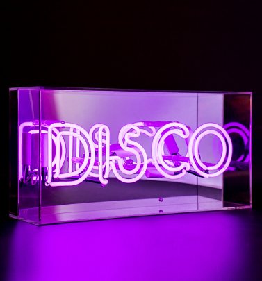 Neon DISCO Acrylic Box Light Neon DISCO Acrylic Box Light