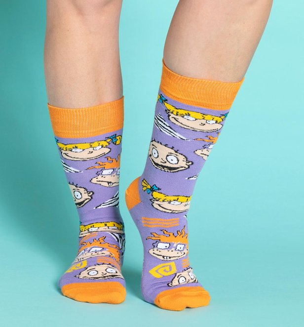 AWAITING APPROVAL PPS SENT 15/9 Nickelodeon Rugrats Socks
