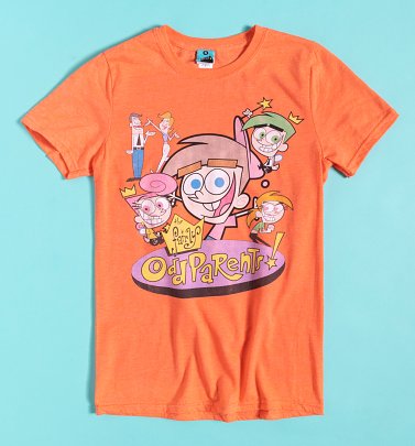 Nickelodeon The Fairly OddParents Orange Marl T-Shirt Nickelodeon The Fairly OddParents Orange Marl T-Shirt