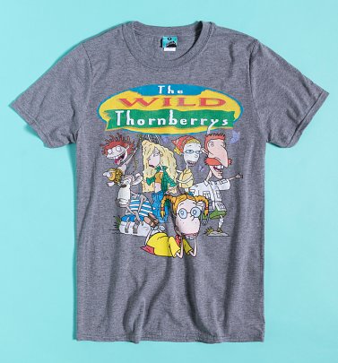 Nickelodeon The Wild Thornberrys Grey Marl T-Shirt Nickelodeon The Wild Thornberrys Grey Marl T-Shirt