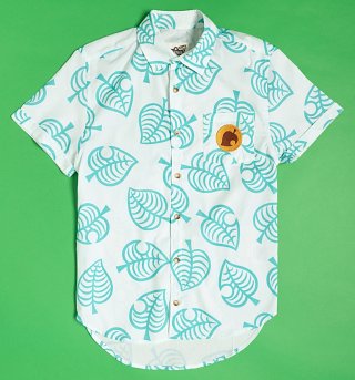 Nintendo Animal Crossing Tom Nook Button Up Shirt from Cakeworthy Nintendo Animal Crossing Tom Nook Button Up Shirt from Cakeworthy