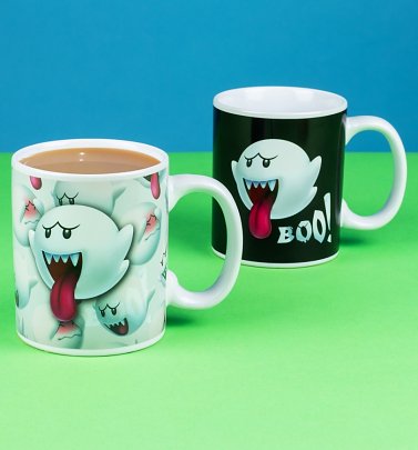 Nintendo Boo Heat Change Mug Nintendo Boo Heat Change Mug