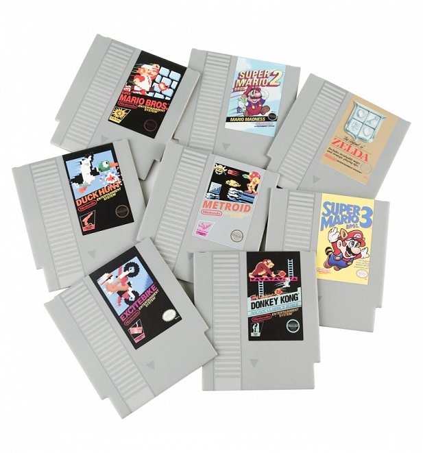 nintendo cartridge coasters