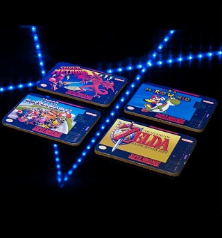 Nintendo SNES Mini Set Of 4 Coasters Nintendo SNES Mini Set Of 4 Coasters
