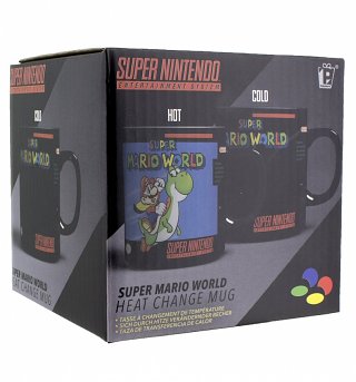 Nintendo SNES Super Mario World Heat Change Mug Nintendo SNES Super Mario World Heat Change Mug