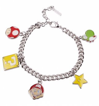 Nintendo Super Mario Brothers Characters Charm Bracelet Nintendo Super Mario Brothers Characters Charm Bracelet