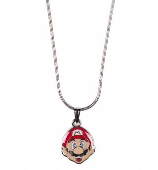 Nintendo Super Mario Brothers Mario Face Pendant Necklace Nintendo Super Mario Brothers Mario Face Pendant Necklace