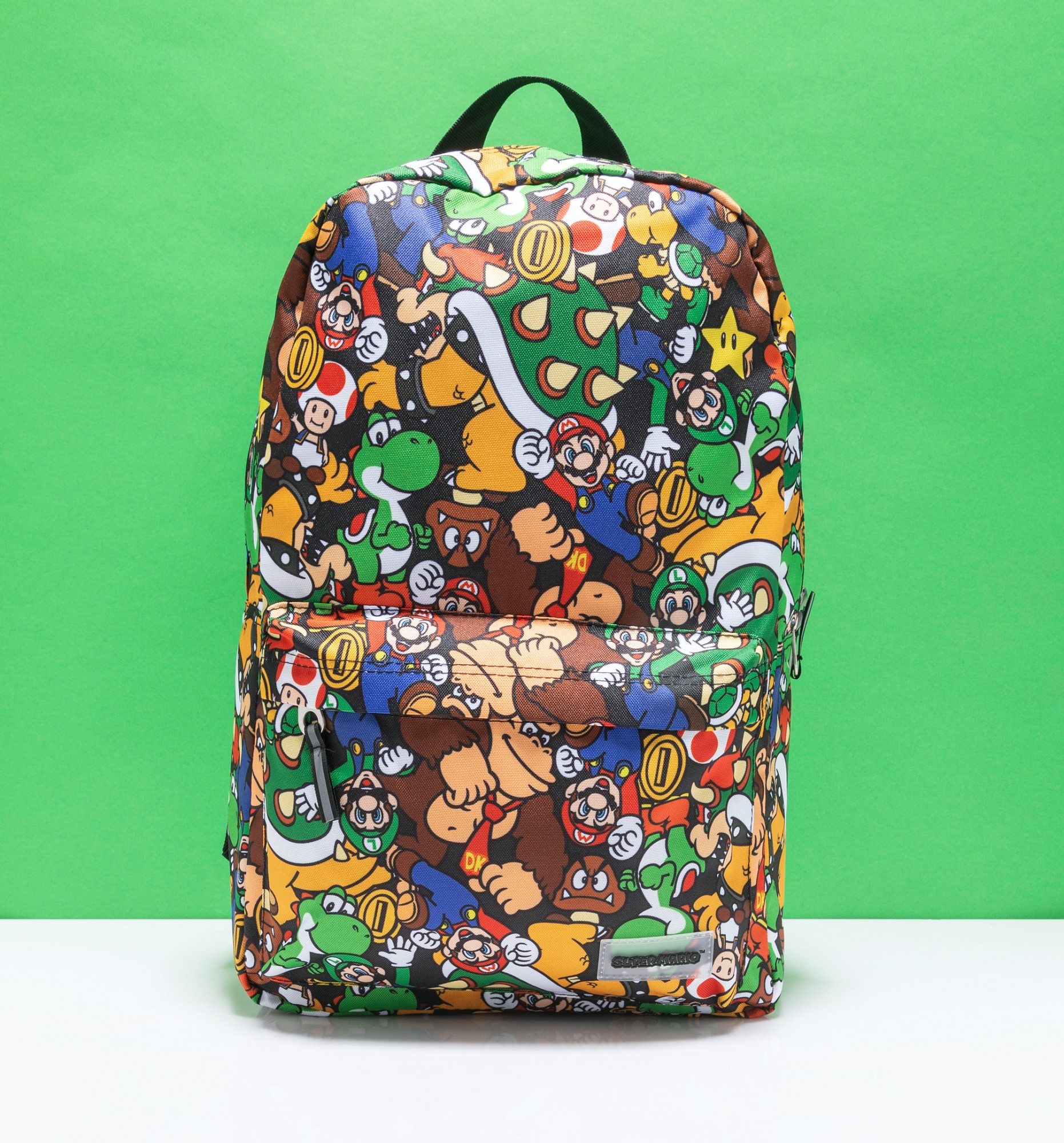 Nintendo Super Mario Characters All Over Print Backpack From Difuzed 6779