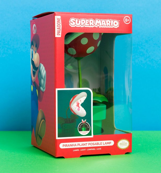 Nintendo Super Mario Mini Posable Piranha Lamp