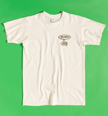 Off White Blink 182 Roger Rabbit T-Shirt with Back Print