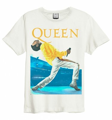 Off White Freddie Mercury Queen T-Shirt from Amplified Off White Freddie Mercury Queen T-Shirt from Amplified