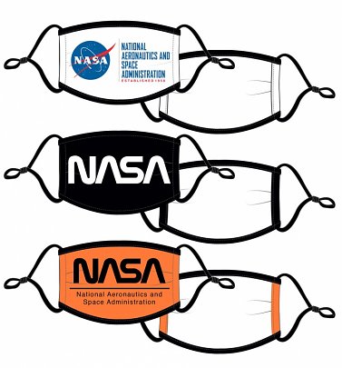 Pack of Three NASA Face Masks Pack of Three NASA Face Masks