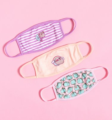 Pack of Three Pusheen Face Masks from Difuzed Pack of Three Pusheen Face Masks from Difuzed