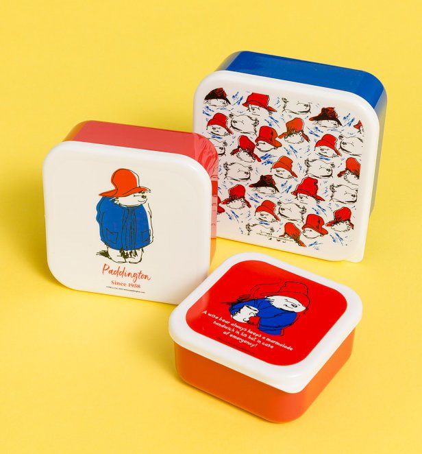 Paddington Set Of Three Snack Boxes