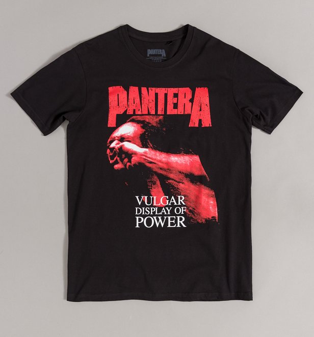 Pantera Vulgar Display Of Power Black T-Shirt Pantera Vulgar Display Of Power Black T-Shirt