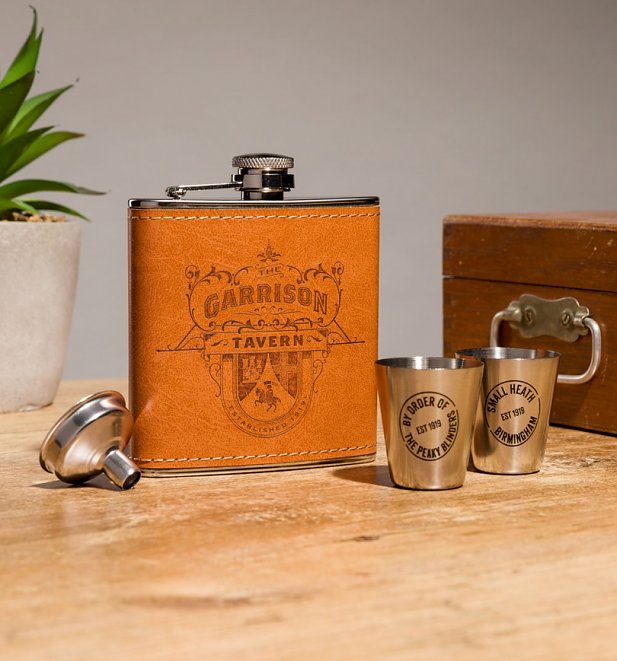 Peaky Blinders Hip flask and Metal Cups Set Peaky Blinders Hip flask and Metal Cups Set
