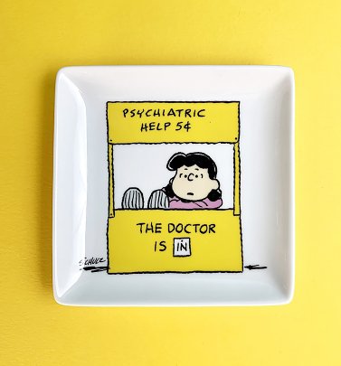Peanuts Lucy Help Trinket Tray Peanuts Lucy Help Trinket Tray