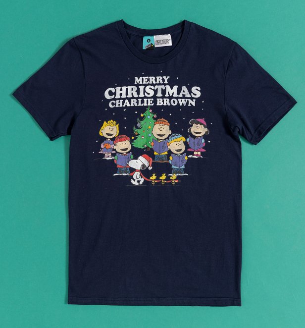 Peanuts A Charlie Brown Christmas Navy T-Shirt Peanuts A Charlie Brown Christmas Navy T-Shirt