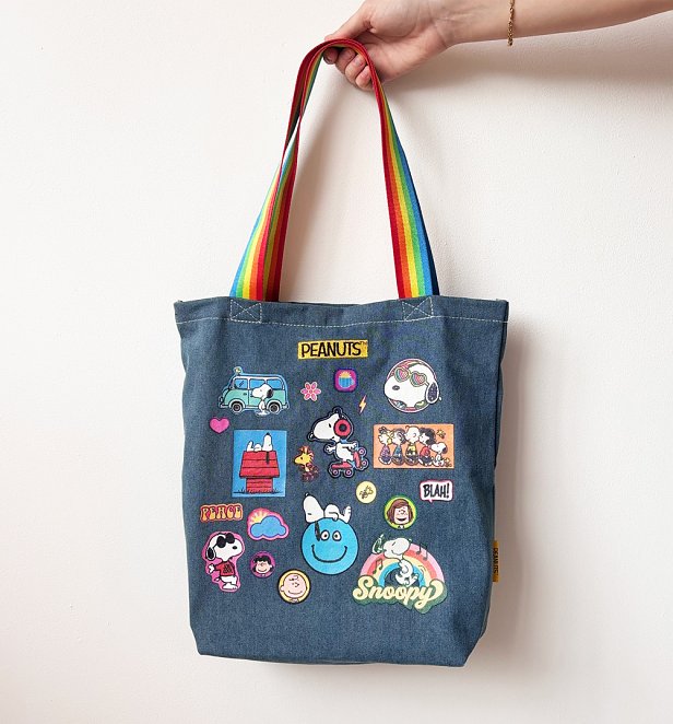 Peanuts Patch Tote Bag Peanuts Patch Tote Bag