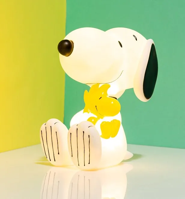 Peanuts Sitting Snoopy and Woodstock LED Lamp