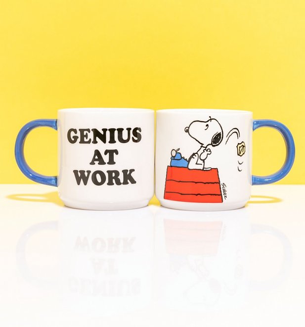 Peanuts Snoopy Genius at Work Mug