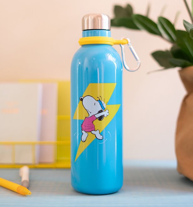 Peanuts Snoopy Hot And Cold Metallic Bottle