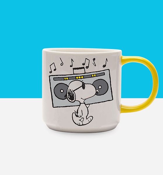 Peanuts Snoopy Music is Life Mug Peanuts Snoopy Music is Life Mug