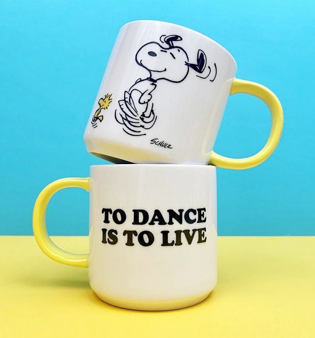 Peanuts Snoopy To Dance Is To Live Mug
