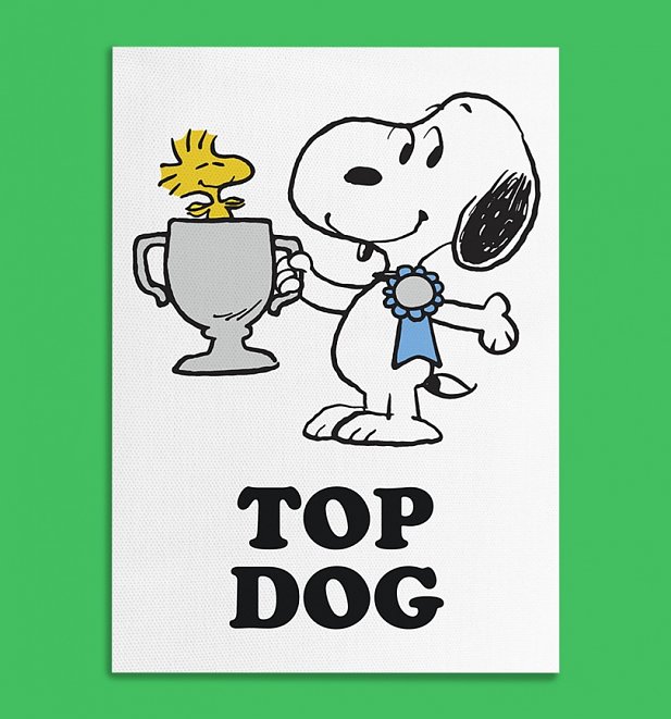 Peanuts Snoopy Top Dog Tea Towel Peanuts Snoopy Top Dog Tea Towel