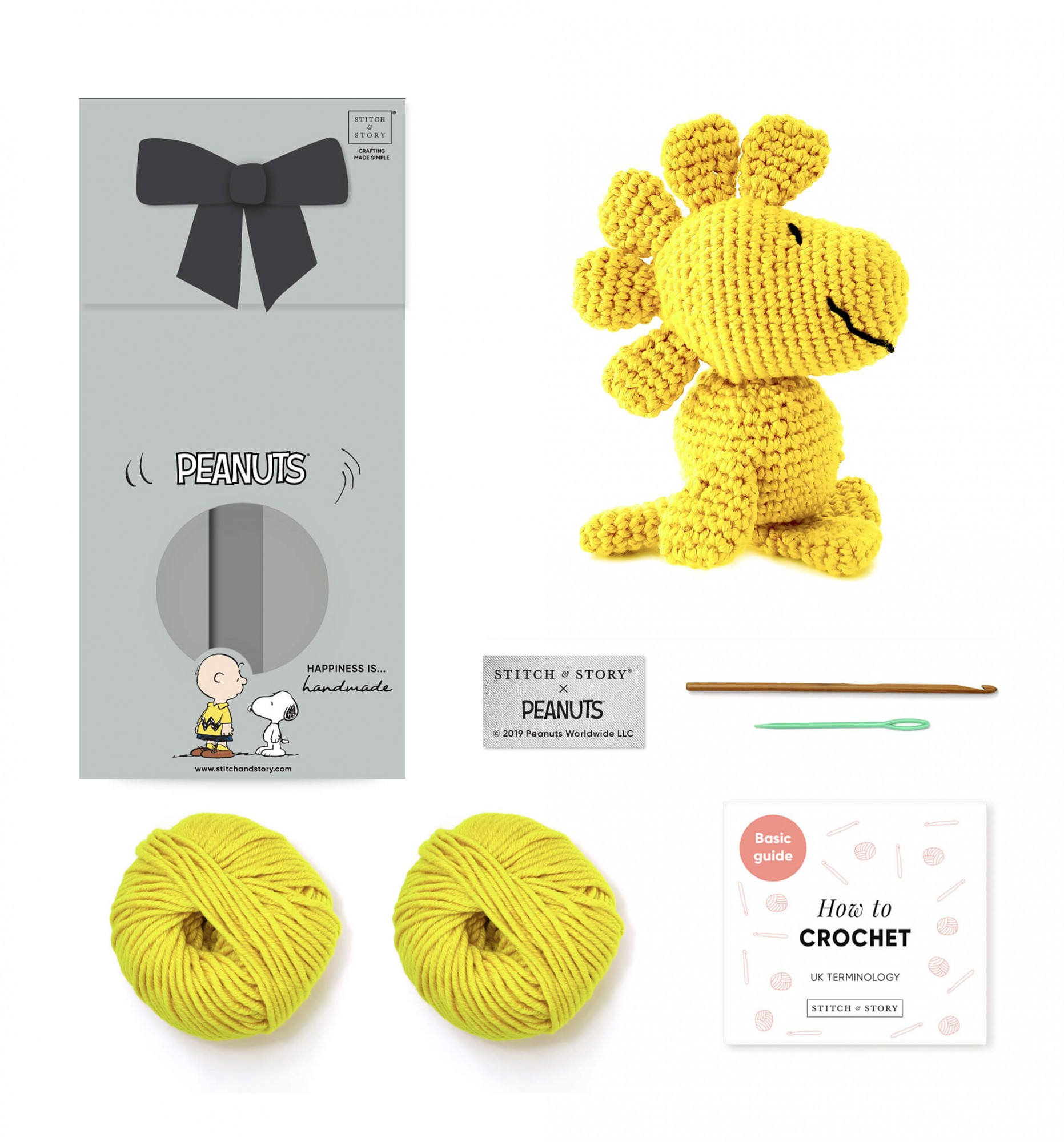 Peanuts Woodstock Amigurumi Crochet Kit from Stitch & Story