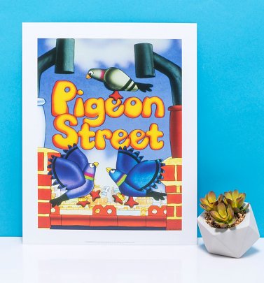 Pigeon Street Art Print Pigeon Street Art Print