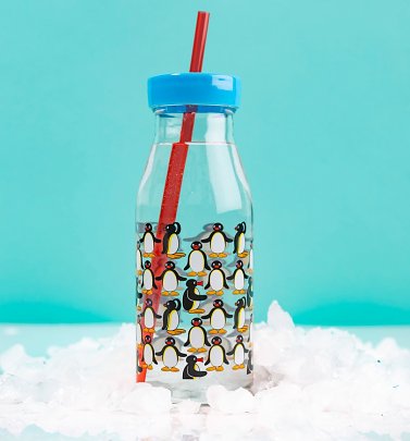 Pingu Bottle With Straw Pingu Bottle With Straw