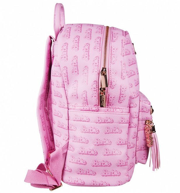 Pink Barbie Logo Backpack