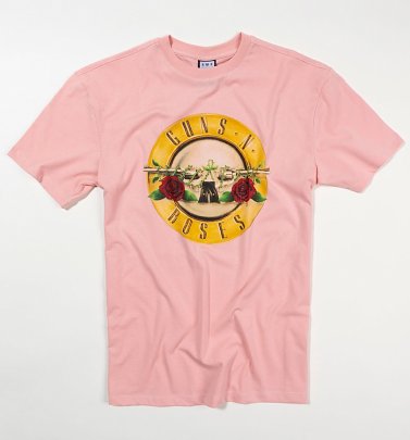 Pink Classic Guns N' Roses Drum T-Shirt from Amplified Pink Classic Guns N' Roses Drum T-Shirt from Amplified